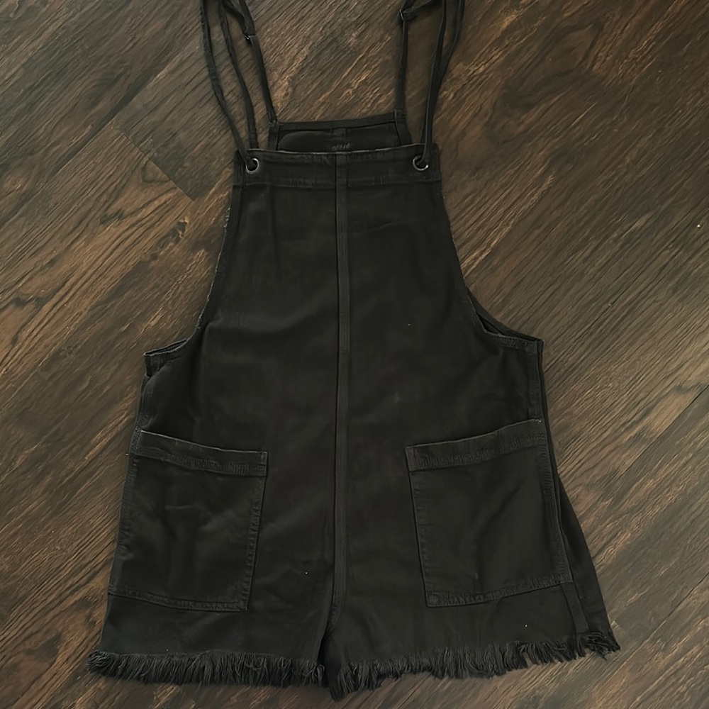 Aerie Charcoal Denim Romper